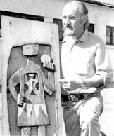 zeljko kujundzic artist with work circa 1976